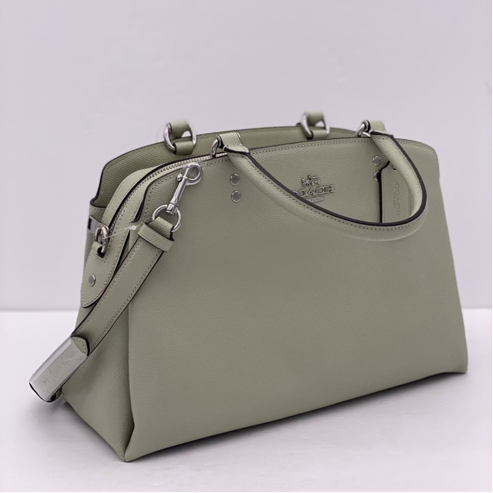 Coach Lillie Carryall satchel bag Crossbody Pale Green - Picture 6 of 16
